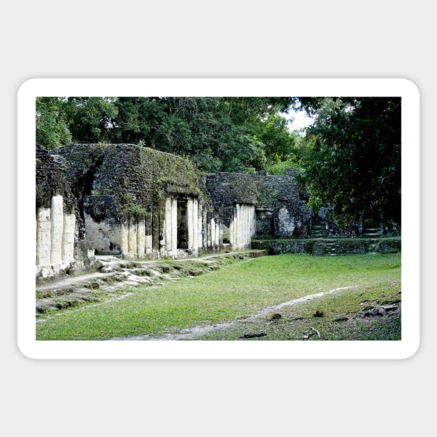 Guatemala - site archéologique de Tikal Sticker by franck380